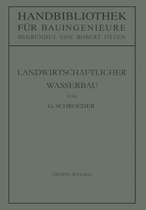 Landwirtschaftlicher Wasserbau