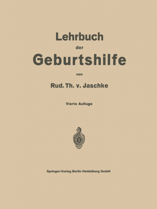 Lehrbuch Der Geburtshilfe