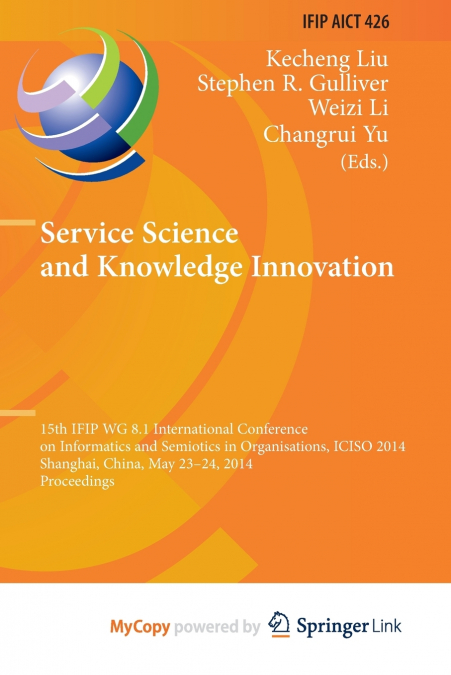 Service Science and Knowledge Innovation