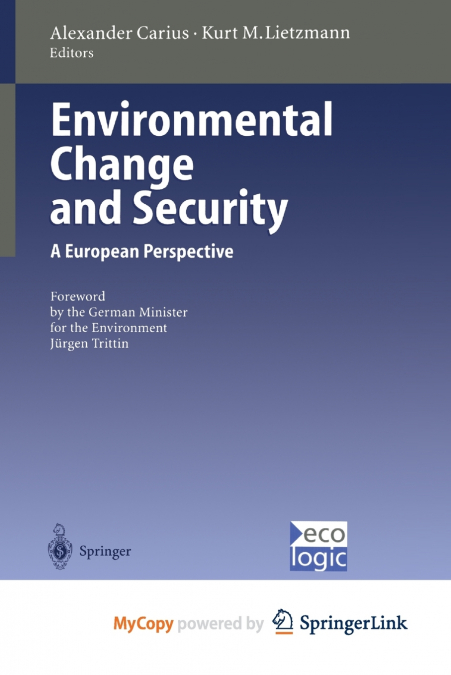 Environmental Change and Security