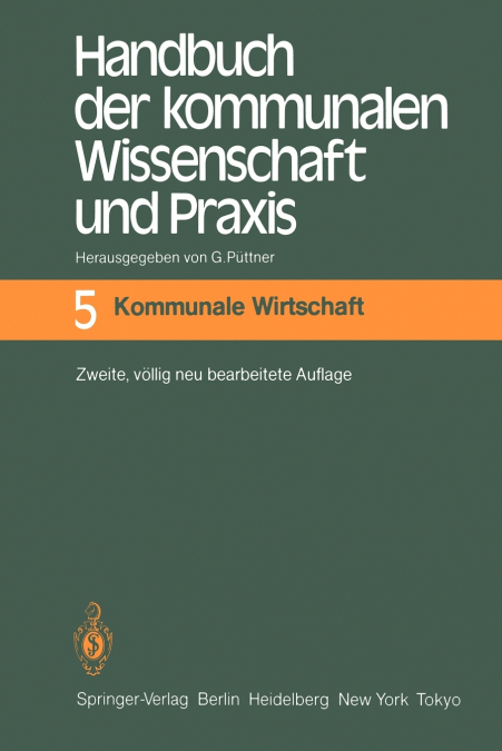 Handbuch der kommunalen Wissenschaft und Praxis