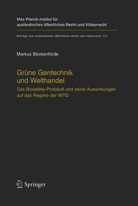 Grüne Gentechnik und Welthandel