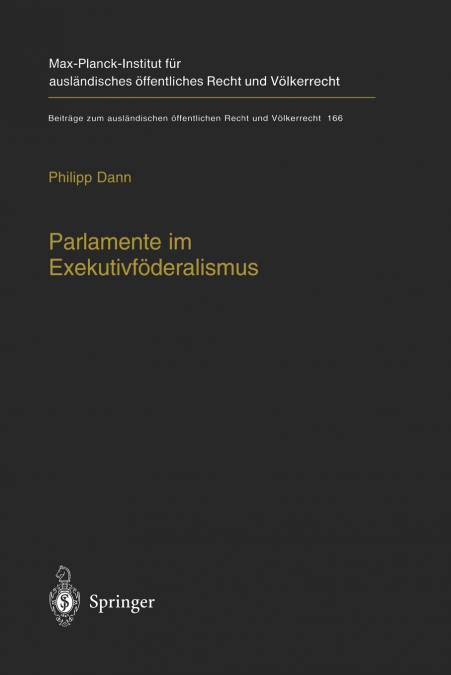 Parlamente im Exekutivföderalismus