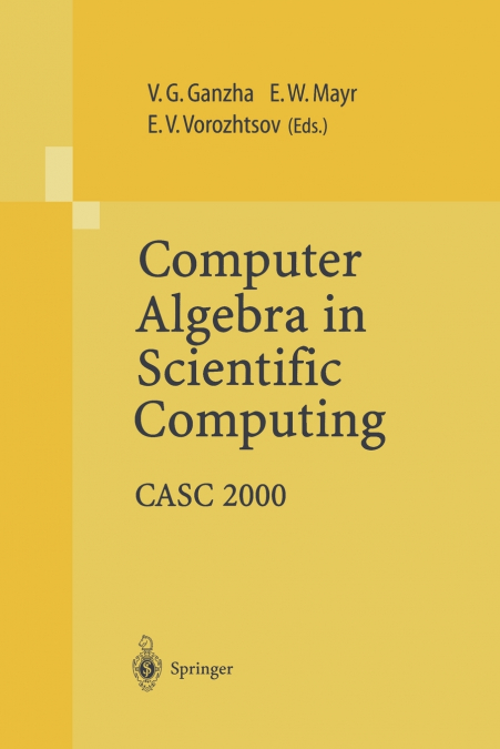 Computer Algebra in Scientific Computing