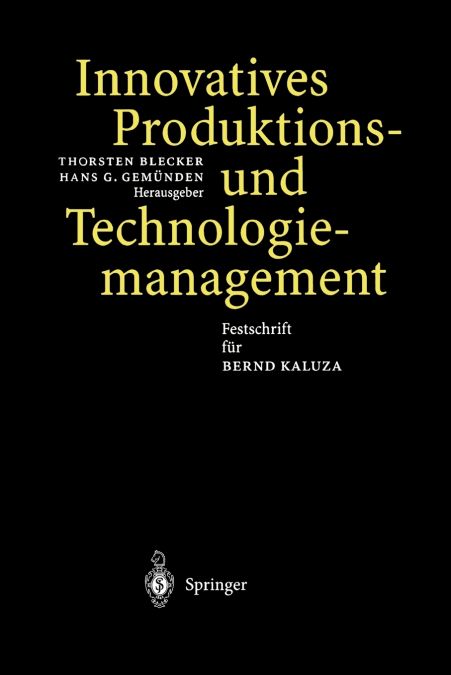 Innovatives Produktions-und Technologiemanagement