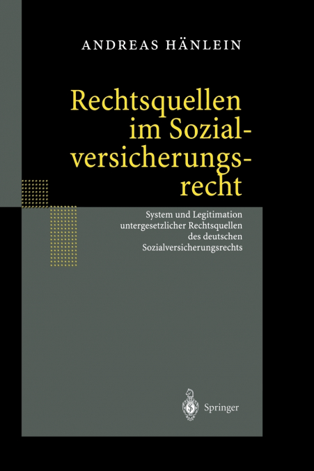Rechtsquellen im Sozialversicherungsrecht