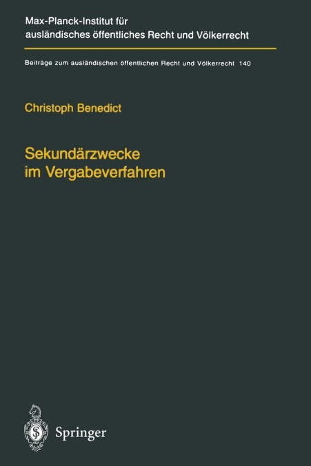 Sekundärzwecke im Vergabeverfahren