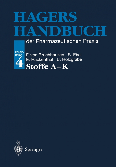 Hagers Handbuch der Pharmazeutischen Praxis