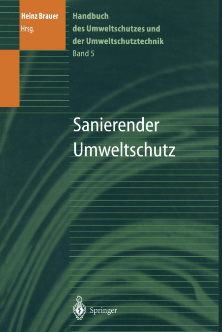 Handbuch Des Umweltschutzes Und Der Umweltschutztechnik