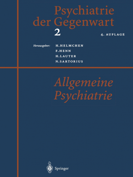 Psychiatrie der Gegenwart 2