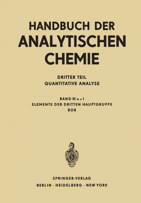 Elemente der Dritten Hauptgruppe Bor