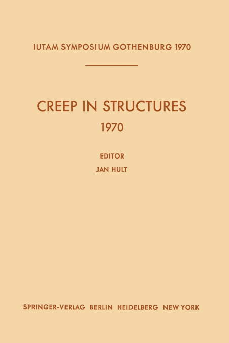 Creep in Structures 1970