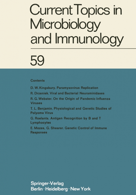 Current Topics in Microbiology and Immunology