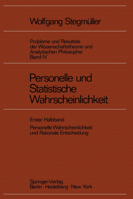 Personelle Und Statistische Wahrscheinlichkeit