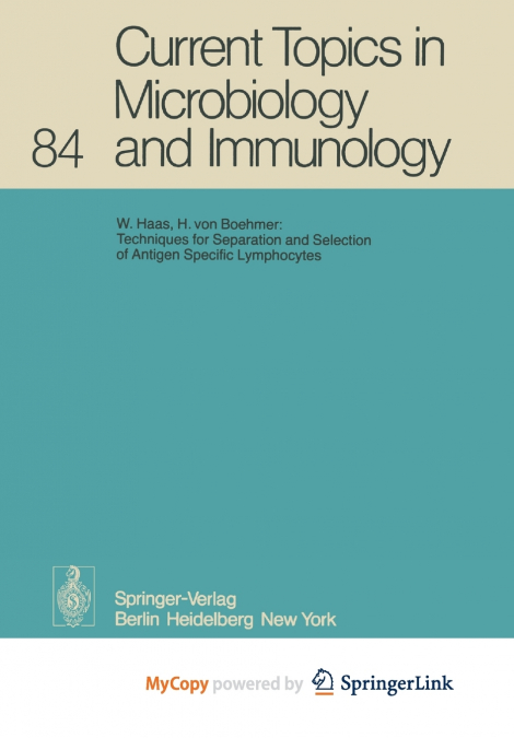 Current Topics in Microbiology and Immunology