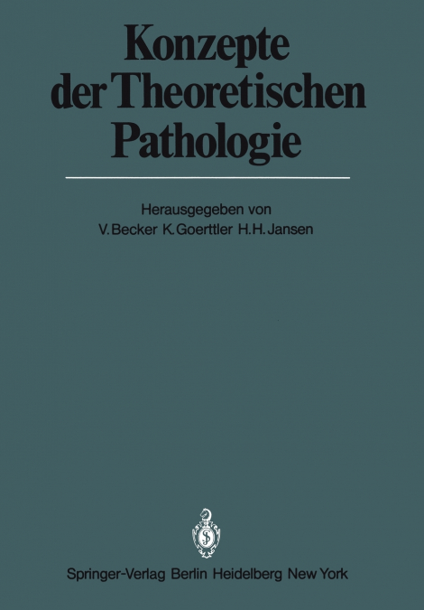 Konzepte der Theoretischen Pathologie
