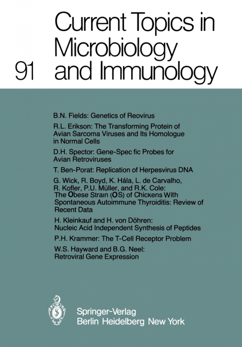 Current Topics in Microbiology and Immunology