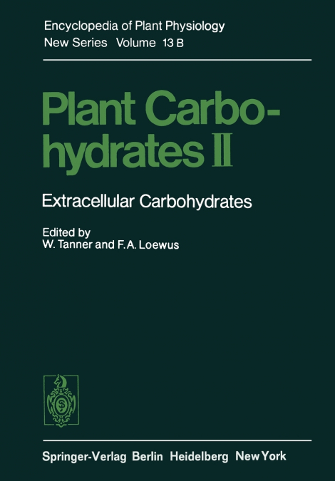 Plant Carbohydrates II