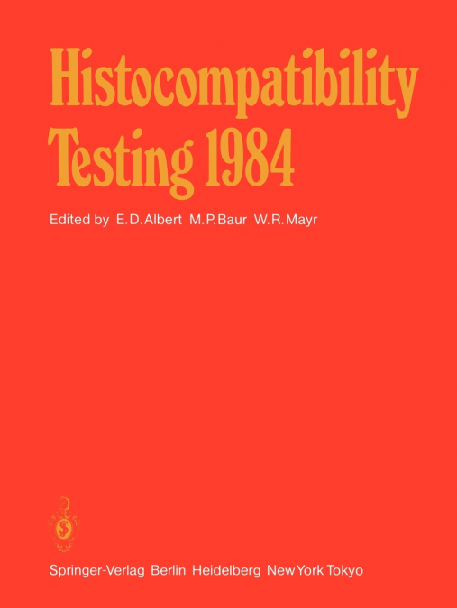 Histocompatibility Testing 1984