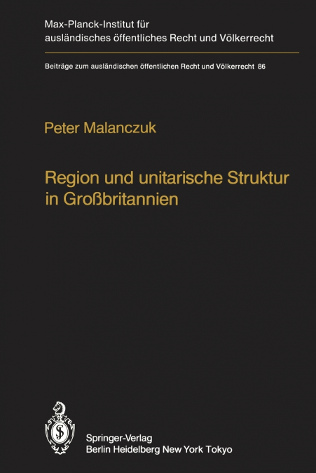Region und unitarische Struktur in Großbritannien / Regionalism and Unitary Structure in Great Britain