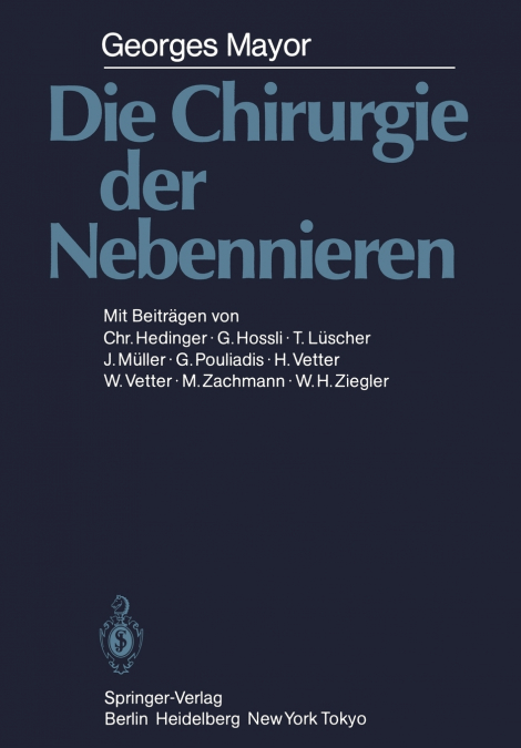 Die Chirurgie der Nebennieren