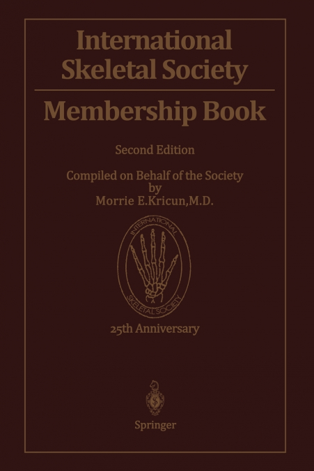 International Skeletal Society Membership Book