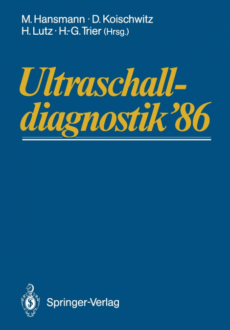 Ultraschalldiagnostik ’86
