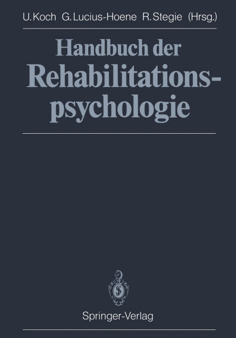 Handbuch der Rehabilitationspsychologie