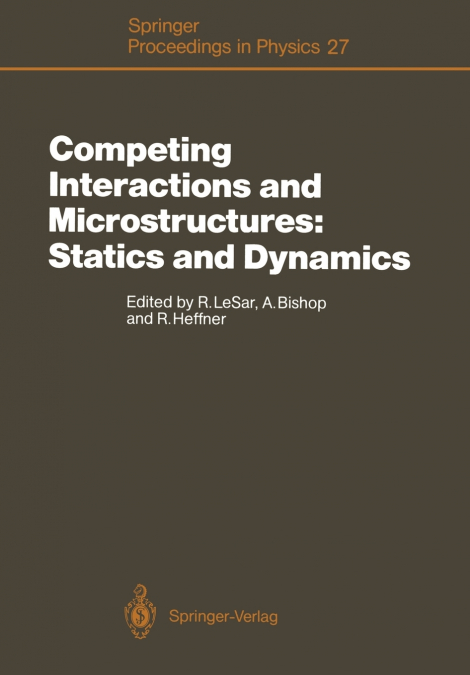 Competing Interactions and Microstructures