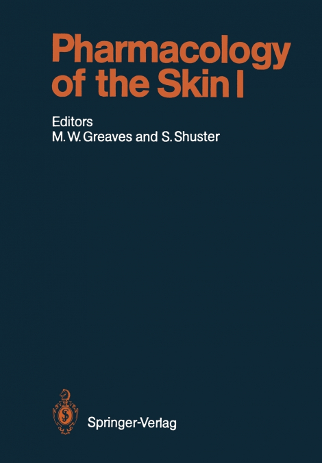 Pharmacology of the Skin I