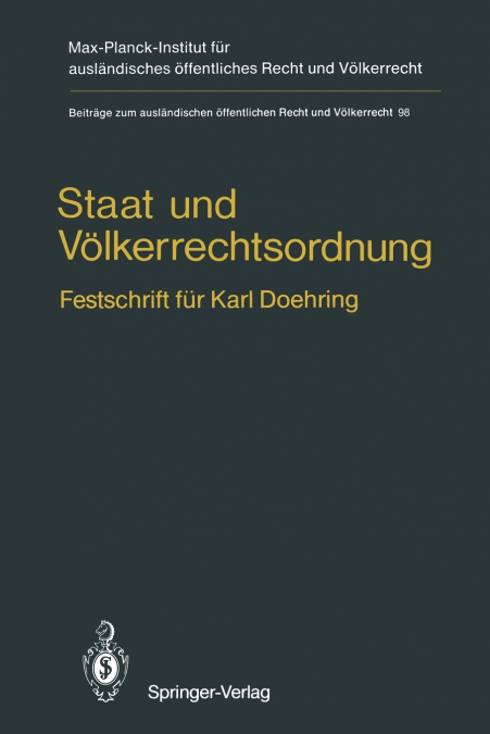 Staat und Völkerrechtsordnung