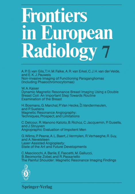 Frontiers in European Radiology