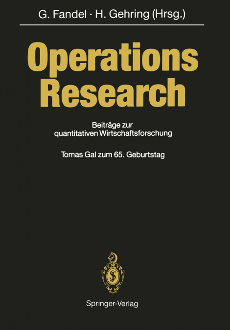Operations Research