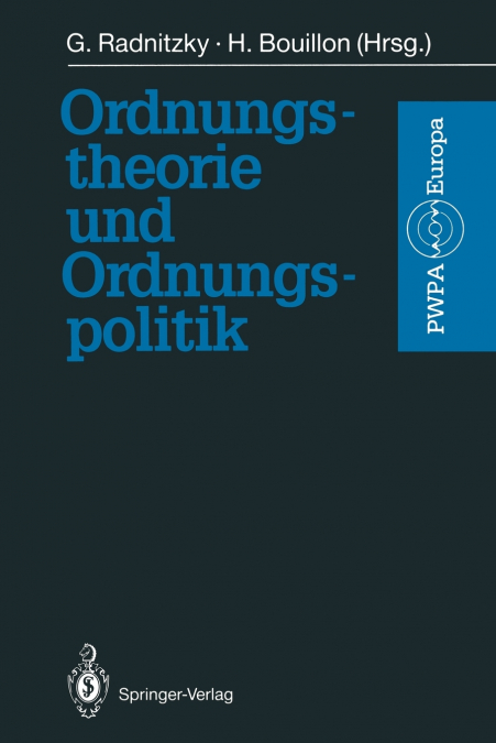 Ordnungstheorie und Ordnungspolitik