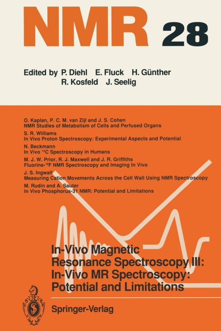 In-Vivo Magnetic Resonance Spectroscopy III