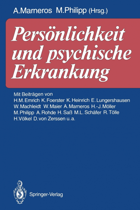 Persönlichkeit und psychische Erkrankung