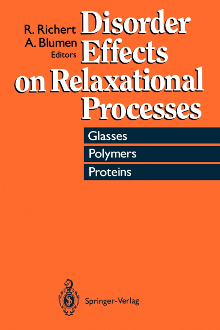 Disorder Effects on Relaxational Processes