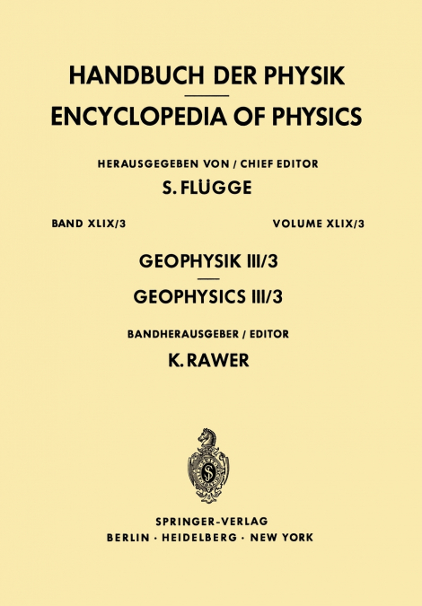 Geophysics III/Geophysik III