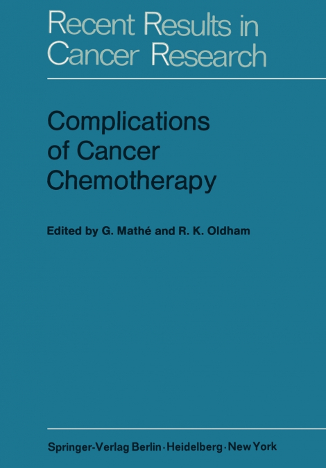 Complications of Cancer Chemotherapy