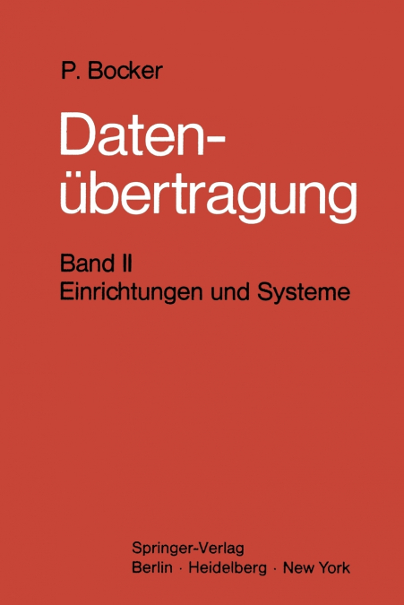 Datenübertragung. Nachrichtentechnik in Datenfernverarbeitungssystemen