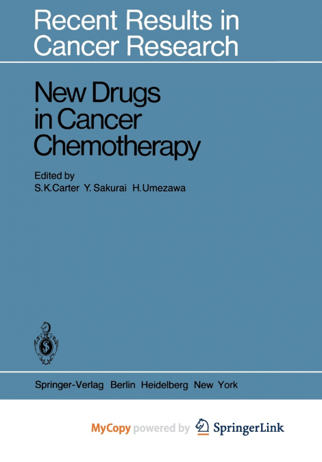 New Drugs in Cancer Chemotherapy