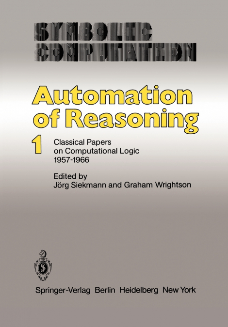 Automation of Reasoning