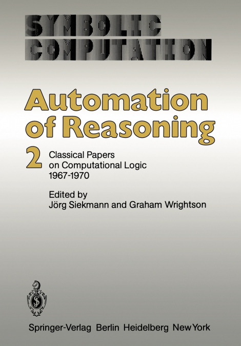 Automation of Reasoning