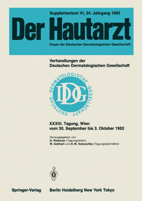 Verhandlungen der Deutschen Dermatologischen Gesellschaft