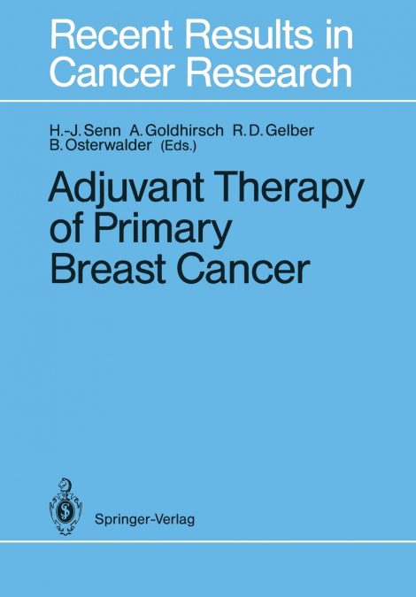Adjuvant Therapy of Primary Breast Cancer