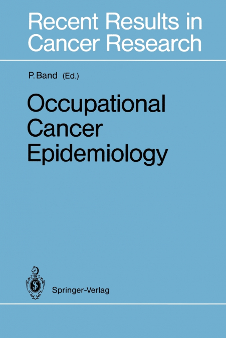 Occupational Cancer Epidemiology