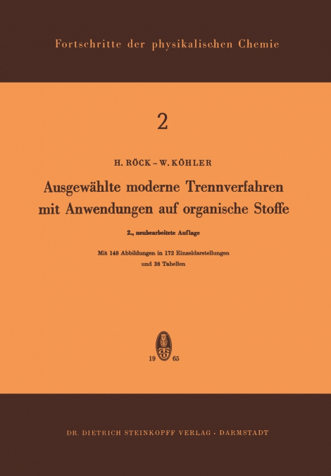Ausgewählte Moderne Trennverfahren mit Anwendungen auf Organische Stoffe