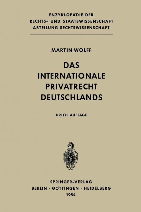 Das Internationale Privatrecht Deutschlands