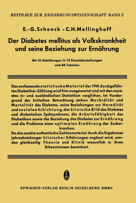 Der Diabetes Mellitus als Volkskrankheit und seine Beziehung zur Ernährung
