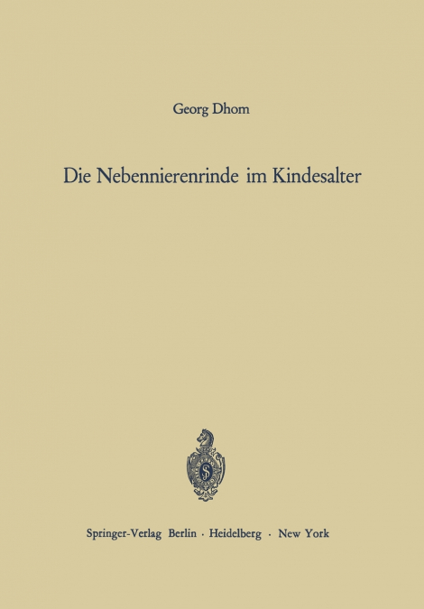 Die Nebennierenrinde im Kindesalter
